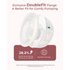 Bomba Extratora de Leite Elétrica Dupla Momcozy M5 Smart Quill Grey