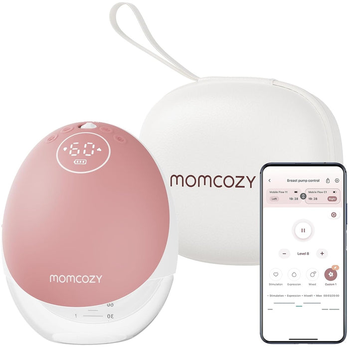 
    Bomba Extratora de Leite Elétrica Momcozy M9 Mobile Flow Hands Free Cozy Red - Momcozy Babytunes
  