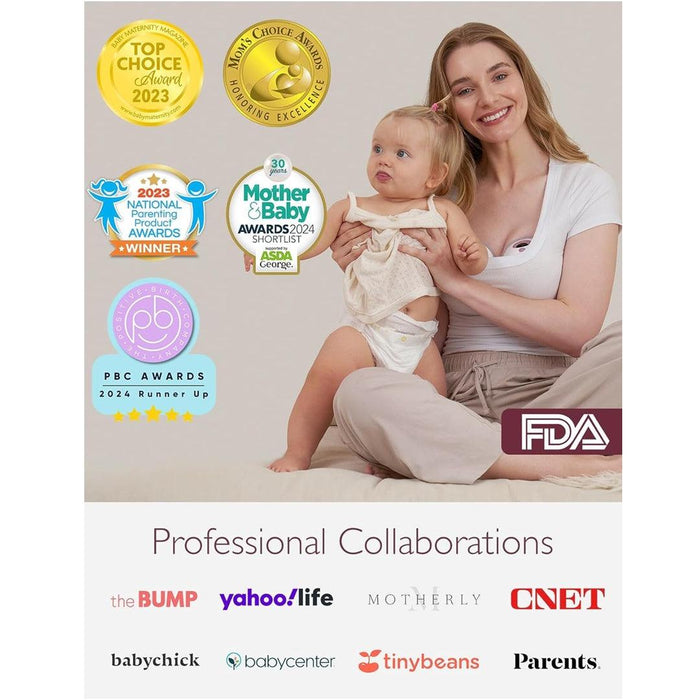 
    Bomba Extratora Dupla de Leite Elétrica Portátil M5 Momcozy Hands Free Grey - Momcozy Babytunes
  