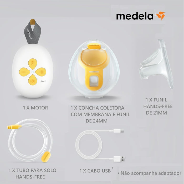 
    Bomba Extratora de Leite Elétrica Solo Hands Free Medela Swing Maxi
  