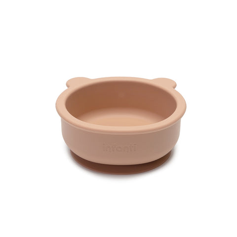 Bowl de Silicone Infanti Ursinho Piccolo Terracota