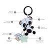 Brinquedo Chocalho Panda Black & White Decor Tiny Love - Tiny Love Babytunes