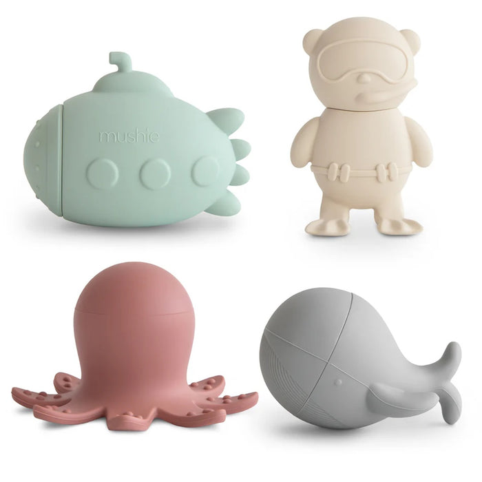 
    Brinquedo De Banho Sealife Mushie 4 Unidades - Mushie Babytunes
  