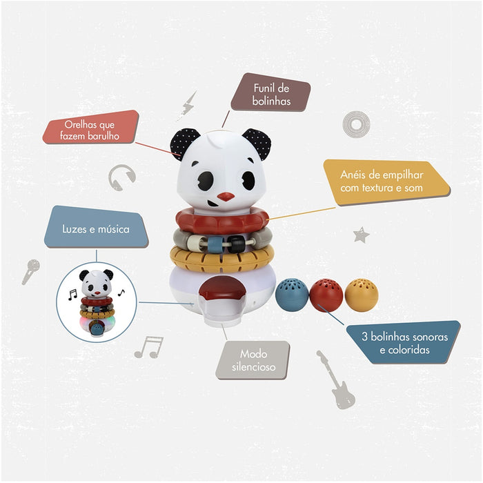 
    Brinquedo Eletrônico Panda de Empilhar 3 em 1 Tiny Love - Tiny Love Babytunes
  