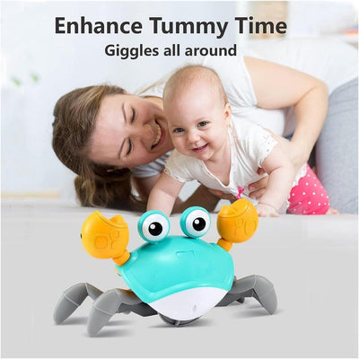 Brinquedo Musical Caranguejo Rastejante Control Future - Ideal para Tummy Time