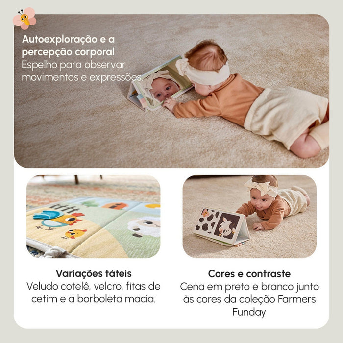 
    Brinquedo Sensorial 2 em 1 Tummy Time Tiny Love Farmers Fun Day
  