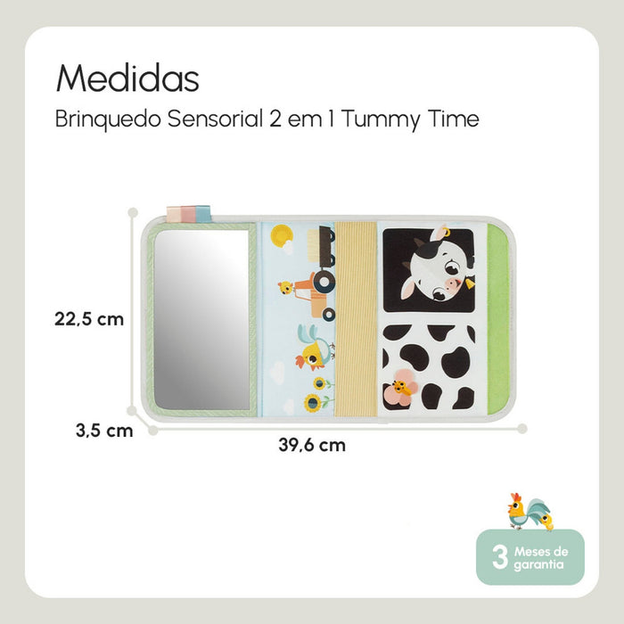 
    Brinquedo Sensorial 2 em 1 Tummy Time Tiny Love Farmers Fun Day
  