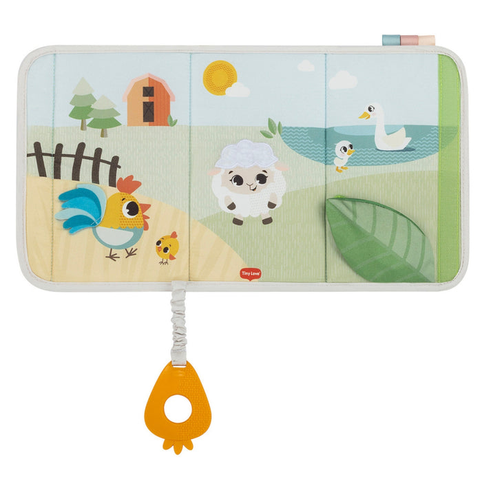 
    Brinquedo Sensorial 2 em 1 Tummy Time Tiny Love Farmers Fun Day
  