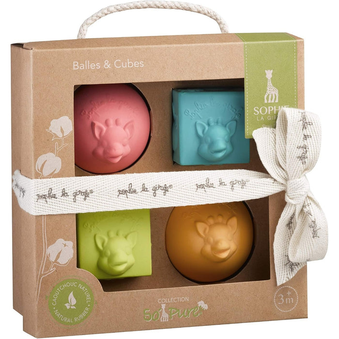 
    Brinquedo Sensorial Girafa Sophie So Pure com Bolas e Cubos
  
