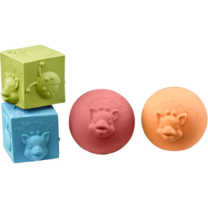 
    Brinquedo Sensorial Girafa Sophie So Pure com Bolas e Cubos
  