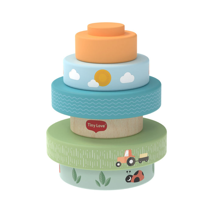 
    Brinquedo Torre Empilhável de Madeira Tiny Love Farmers Fun Day
  