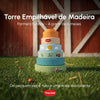 Brinquedo Torre Empilhável de Madeira Tiny Love Farmers Fun Day