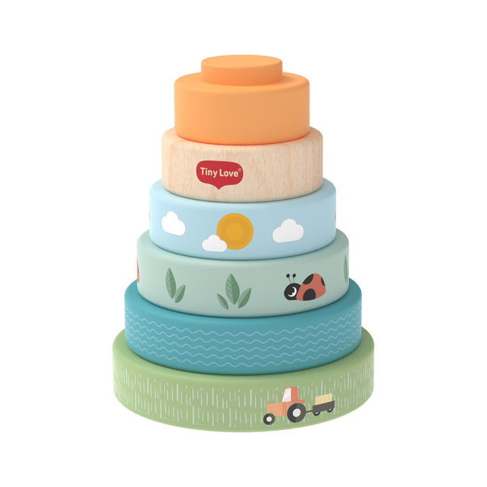
    Brinquedo Torre Empilhável de Madeira Tiny Love Farmers Fun Day
  