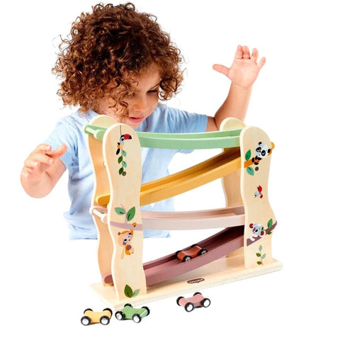 Brinquedo Torre de Carros de Madeira Boho Chic - Tiny Love - Tiny Love Babytunes