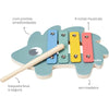 Brinquedo Xilofone Infantil Cloudy Buba