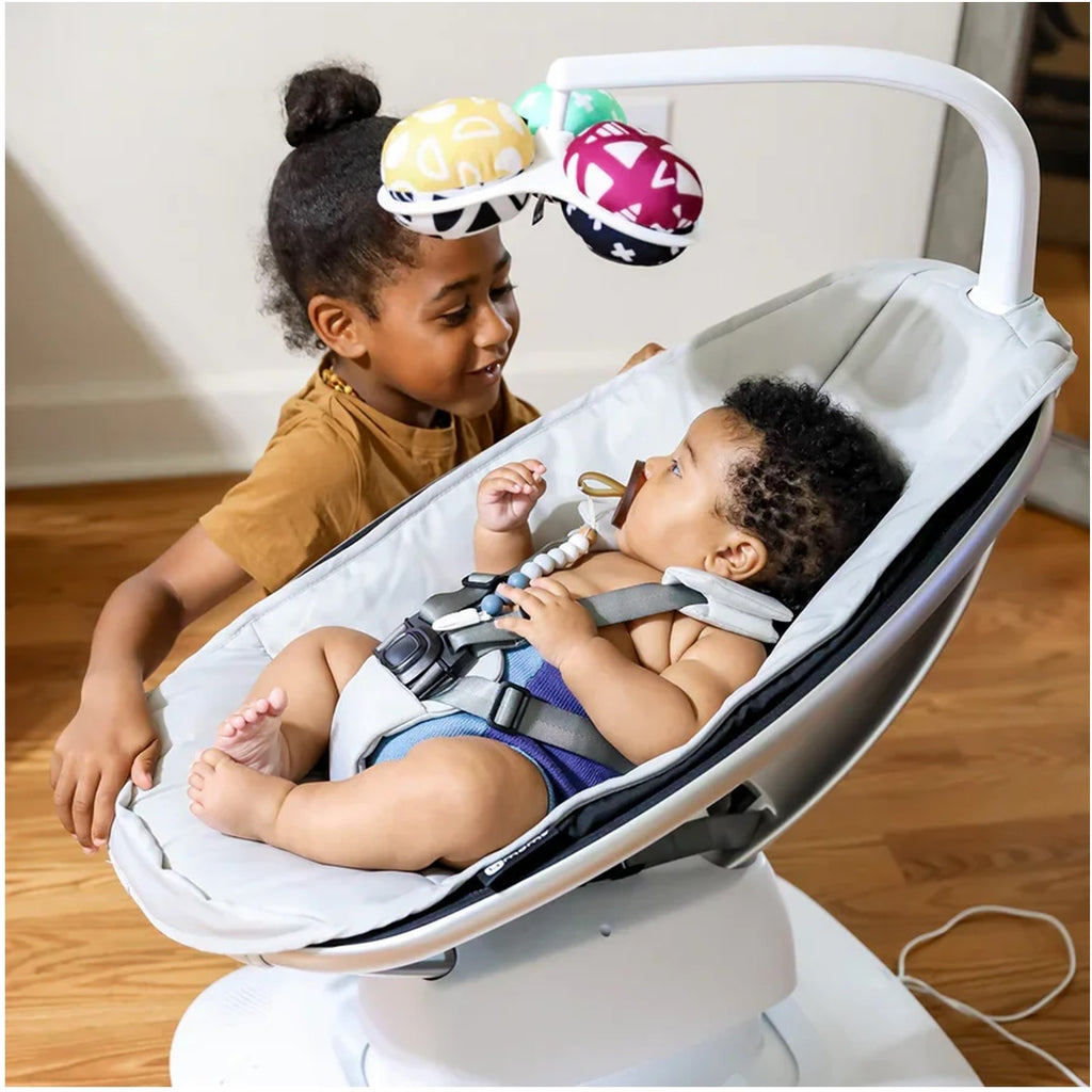 Cadeira De Balanço Mamaroo 4MOMS Para Bebês 5.0 Multi-Motion Grey