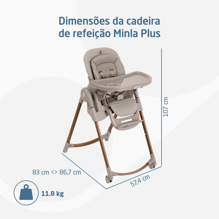 
    Cadeira de Alimentação Infantil Maxi-Cosi Minla Plus Elegance Beige - Maxi-Cosi Babytunes
  