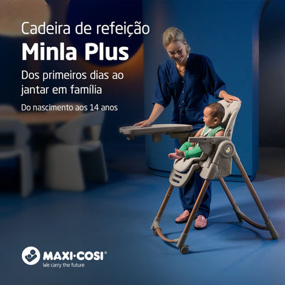 Cadeira de Alimentação Infantil Maxi-Cosi Minla Plus Elegance Graphite - Cresce com seu filho
