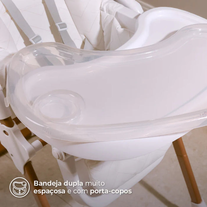 
    Cadeira de Alimentação Panacota Infanti Branco e Bronze - Infanti Babytunes
  