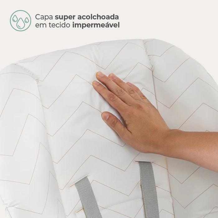 
    Cadeira de Alimentação Panacota Infanti Branco e Bronze - Infanti Babytunes
  