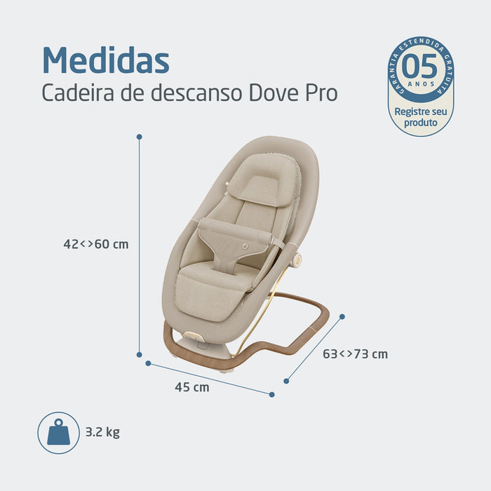 
    Cadeira de Descanso Maxi-Cosi Dove Pro Elegance Beige
  