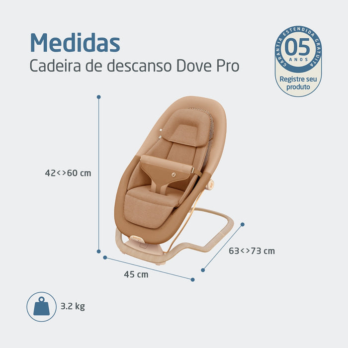
    Cadeira de Descanso Maxi-Cosi Dove Pro Elegance Bronze
  