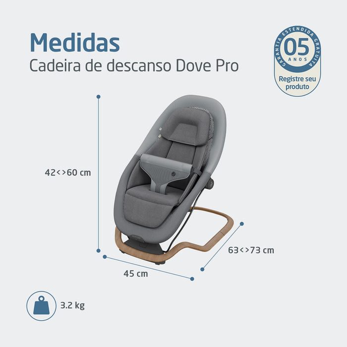 
    Cadeira de Descanso Maxi-Cosi Dove Pro Elegance Graphite
  