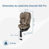 Cadeirinha De Bebê Para Carro Maxi-Cosi Emerald 360 Pro Authentic Truffle