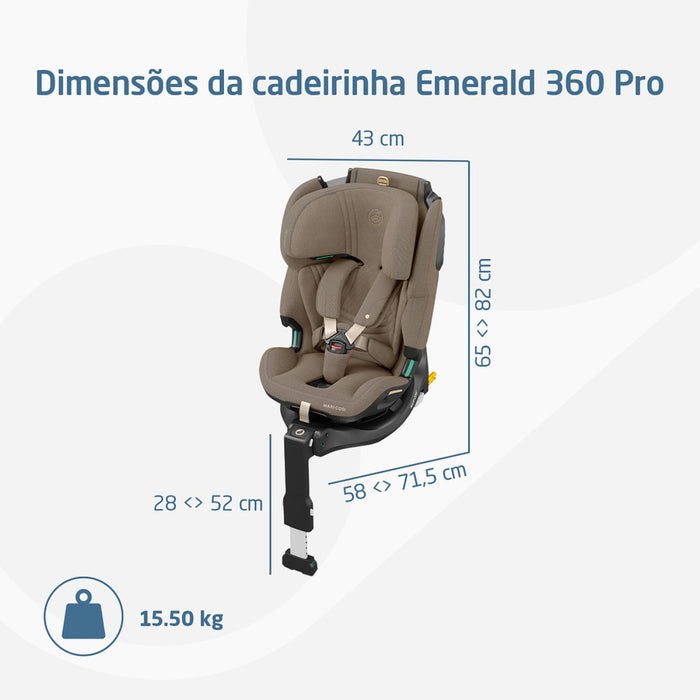 
    Cadeirinha De Bebê Para Carro Maxi-Cosi Emerald 360 Pro Authentic Truffle - Maxi-Cosi Babytunes
  