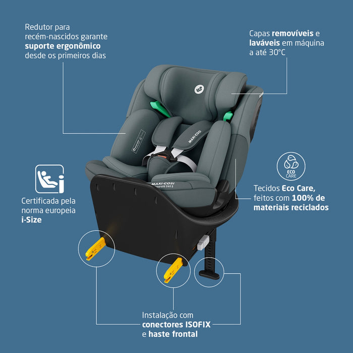 
    Cadeirinha De Bebê Para Carro Maxi-Cosi Emerald 360 S Tonal Graphite
  