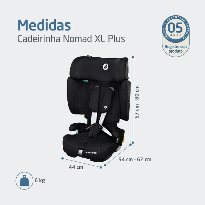 
    Cadeirinha De Bebê Para Carro Maxi-Cosi Nomad XL Plus Authentic Black
  