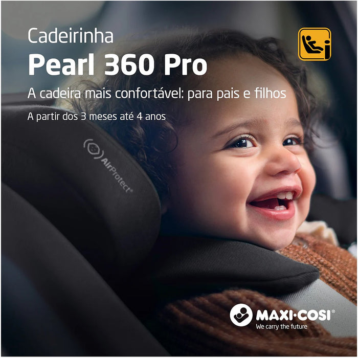 
    Cadeirinha De Bebê Para Carro Maxi-Cosi Pearl 360 Pro Authentic Black - Maxi-Cosi Babytunes
  