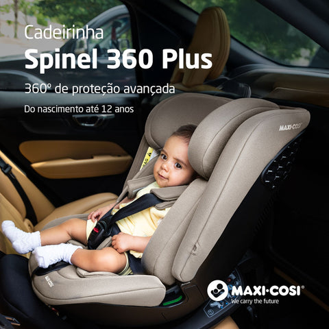 Cadeirinha De Bebê Para Carro Maxi-Cosi Spinel 360° Plus Authentic Truffle
