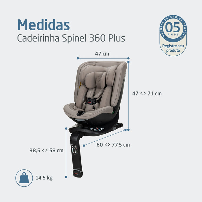 
    Cadeirinha De Bebê Para Carro Maxi-Cosi Spinel 360° Plus Authentic Truffle
  