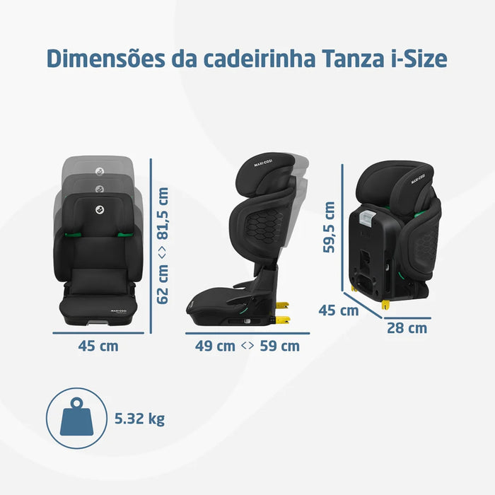 
    Cadeirinha De Bebê Para Carro Maxi-Cosi Tanza i-Size Full Black
  