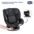 Cadeirinha De Bebê Para Carro Chicco Seat4Fix 360° Preta
