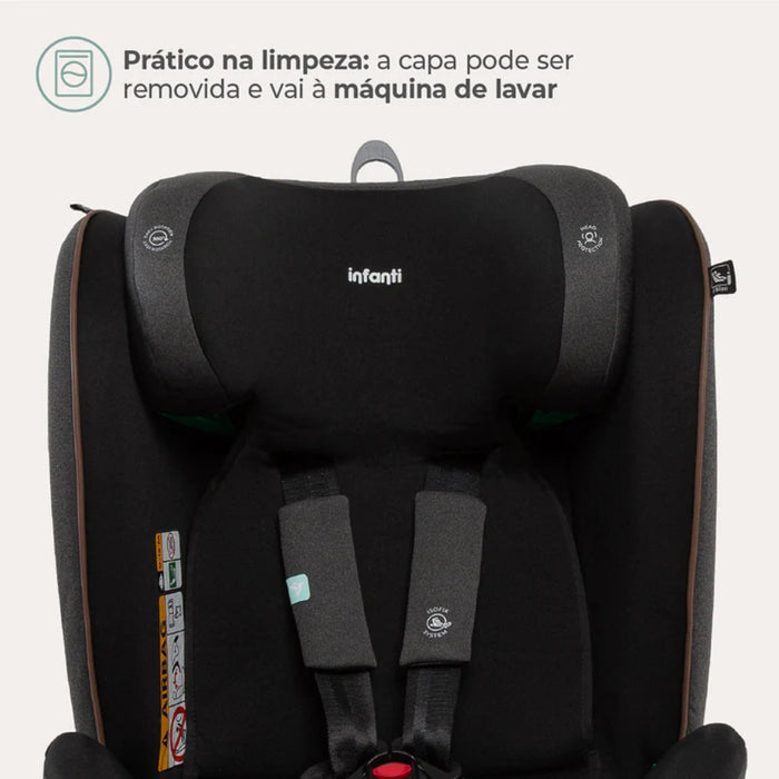 
    Cadeirinha De Bebê Para Carro Infanti Nonna 360° Preto Noturno - Infanti Babytunes
  