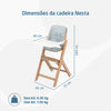 Cadeirinha de Alimentação Maxi-Cosi Nesta Natural Wood