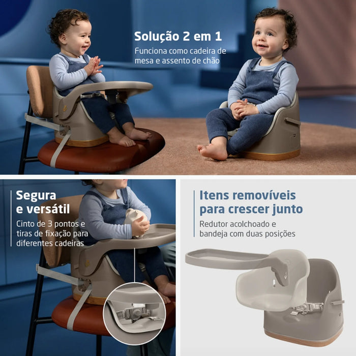 
    Cadeirinha de Alimentação Portátil 2 em 1 Maxi-Cosi Jay Elegance Beige
  