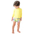 Camisa De Banho Infantil Ruggedbutts Amarelo FPS50+ - Ruggedbutts Babytunes