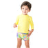 Camisa De Banho Infantil Ruggedbutts Amarelo FPS50+ - Ruggedbutts Babytunes