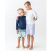 Camisa De Banho Infantil Ruggedbutts Navy FPS50+ - Ruggedbutts Babytunes