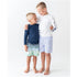 Camisa De Banho Infantil Ruggedbutts Navy FPS50+
