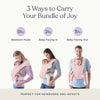 Canguru Ergobaby Embrace Cozy Blush Pink
