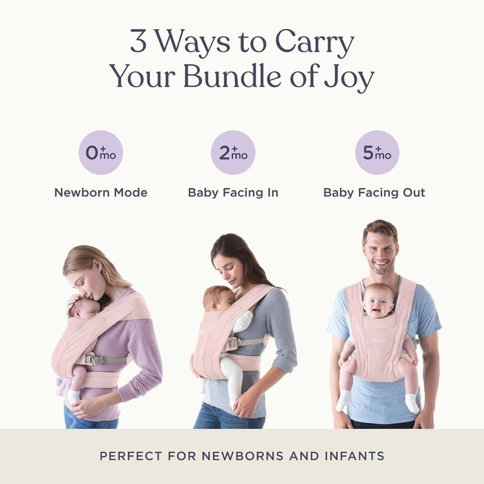 
    Canguru Ergobaby Embrace Cozy Blush Pink
  