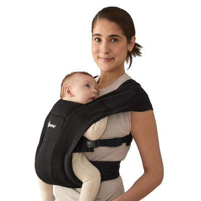Canguru Ergobaby Embrace Cozy Pure Black - Suporte Ergonômico Patenteado