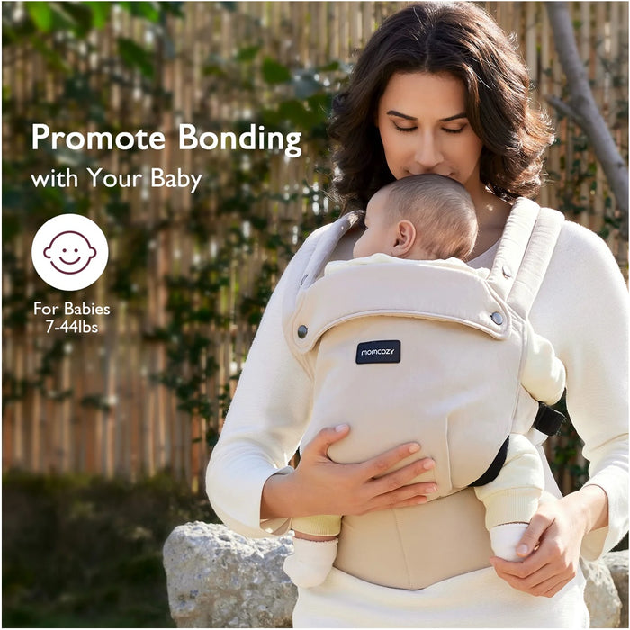 
    Canguru Ergonômico Momcozy 3-20Kg Khaki - Momcozy Babytunes
  