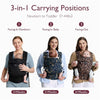 Canguru Ergonômico Momcozy 3-20Kg Khaki - Momcozy Babytunes