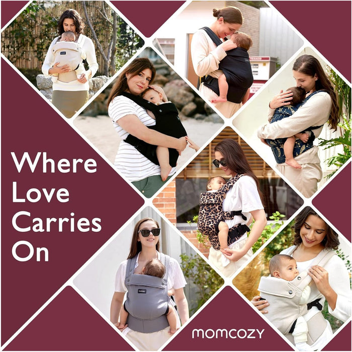 
    Canguru Ergonômico Momcozy 3-20Kg Preto - Momcozy Babytunes
  