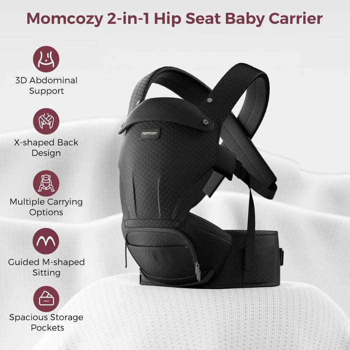 
    Canguru Ergonômico 2 em 1 com Hip Seat Momcozy Move2Fit
  